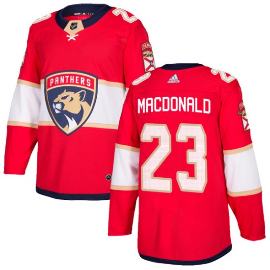 Youth Authentic Florida Panthers Jacob MacDonald Red Home Official ...