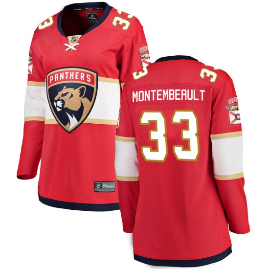 Women's Breakaway Florida Panthers Sam Montembeault Red Home Official ...